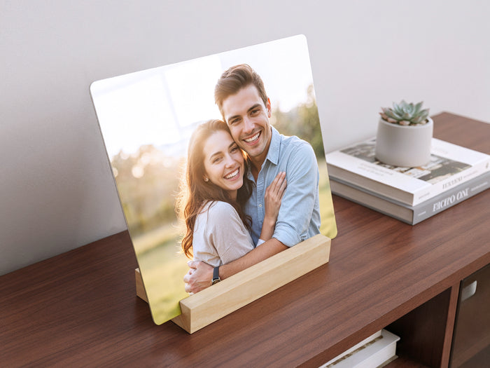 ChromaLuxe White Gloss Metal Print