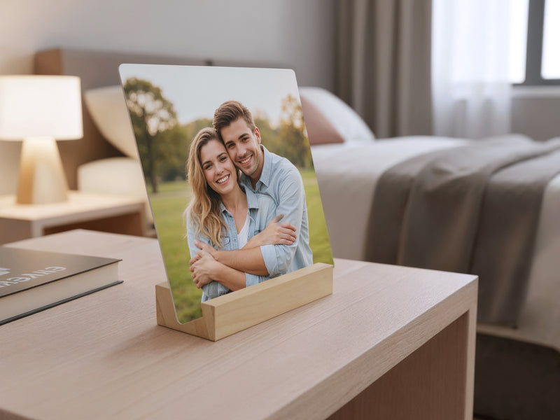 ChromaLuxe White Gloss Metal Print